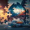 Imagen de un puzzle a medio resolver